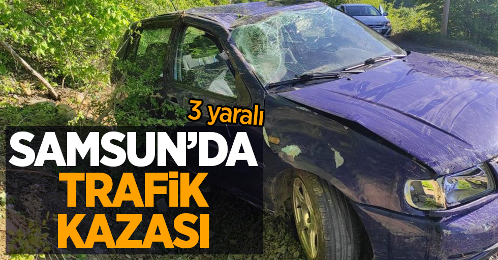 Samsun'da trafik kazası