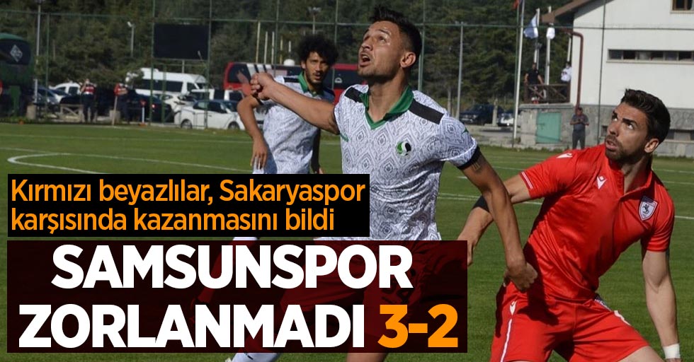 Kırmızı beyazlılar, Sakaryaspor karşısında kazanmasını bildi 