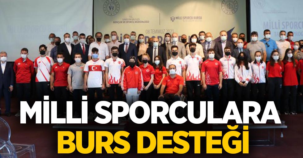 Milli sporculara burs desteği