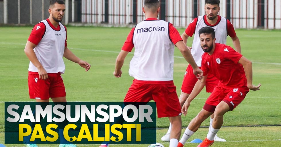 Samsunspor pas çalıştı