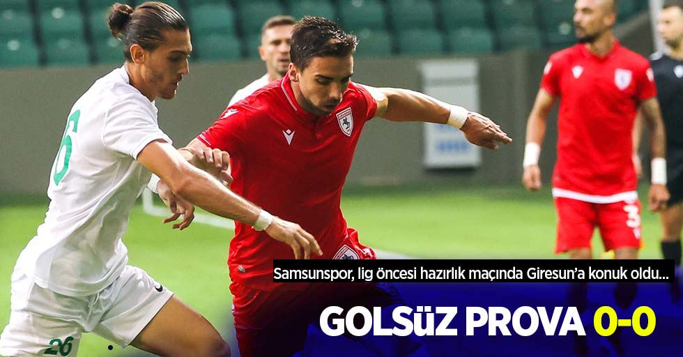 GOLSÜZ PROVA 0-0