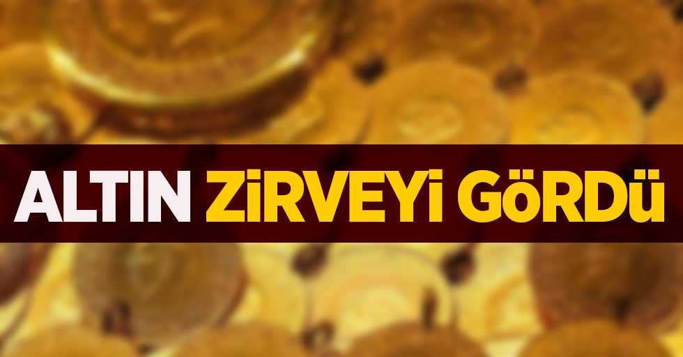 Altın zirveyi gördü