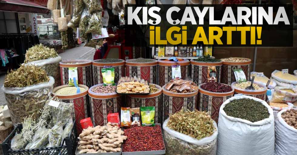 Kış çaylarına ilgi arttı