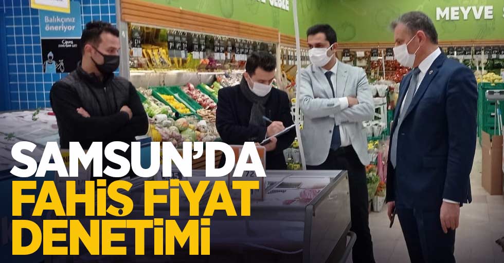 Samsun'da fahiş fiyat denetimi