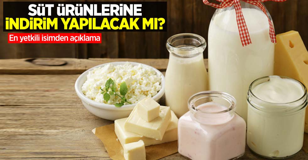 Süt ürünlerine indirim yapılacak mı? 