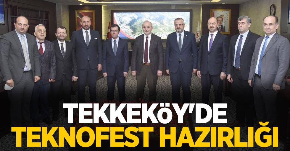 Tekkeköy'de TEKNOFEST hazırlığı