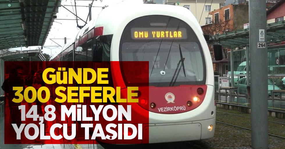 Günde 300 seferle 14,8 milyon yolcu taşıdı