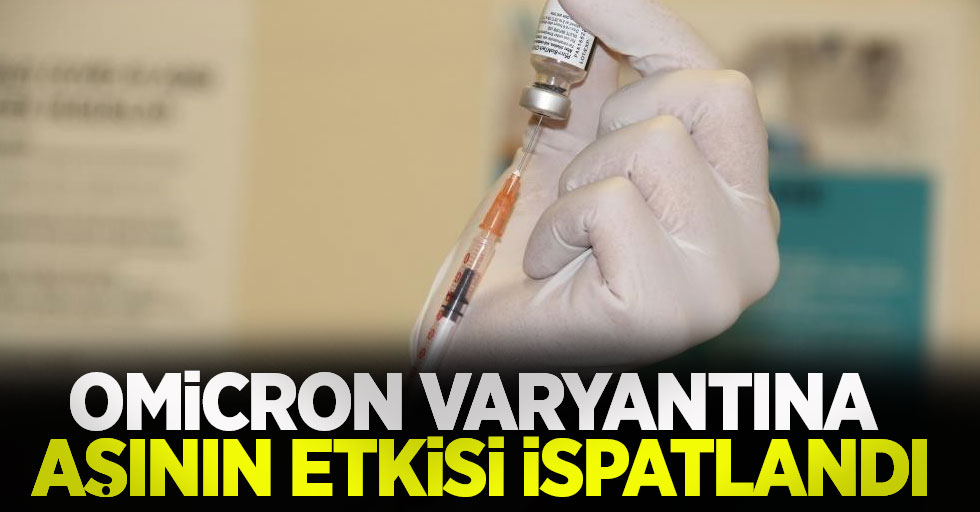 Omicron varyantına aşının etkisi ispatlandı