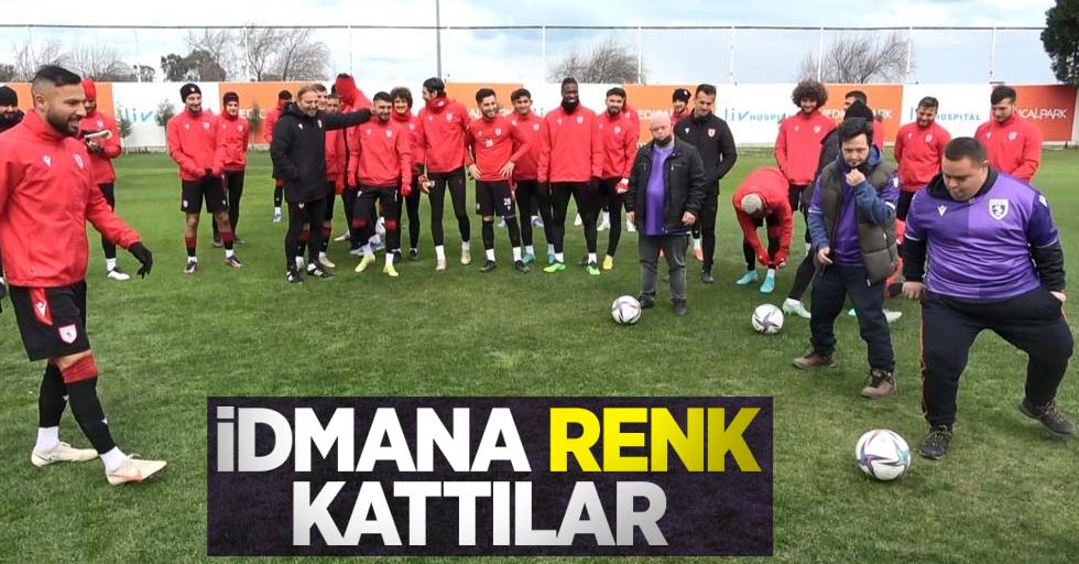 İdmana renk kattılar 