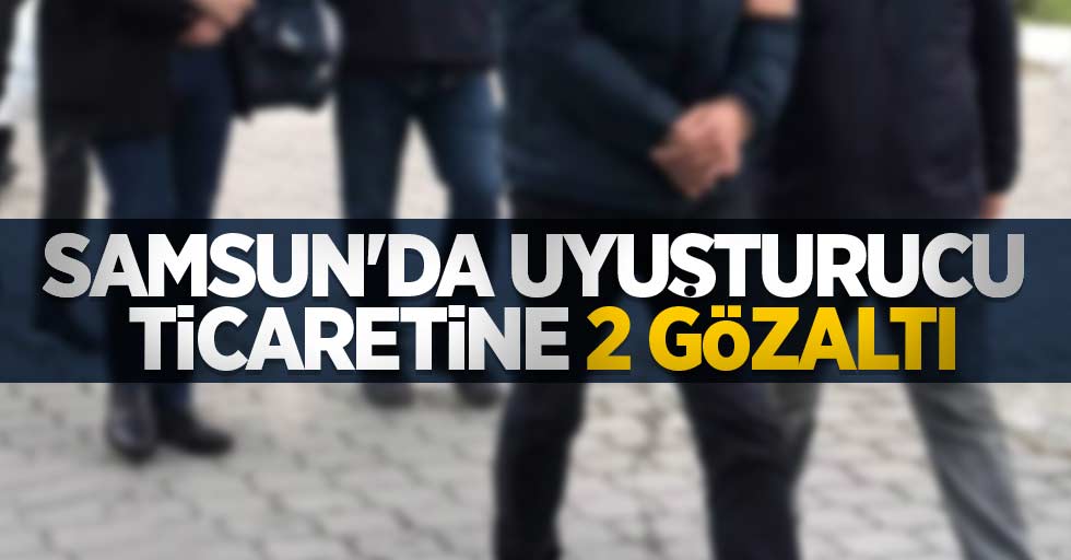 Samsun'da uyuşturucu ticaretine 2 gözaltı