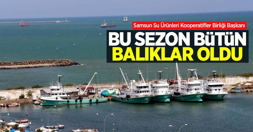 Malkoç: "Bu sezon bütün balıklar oldu"