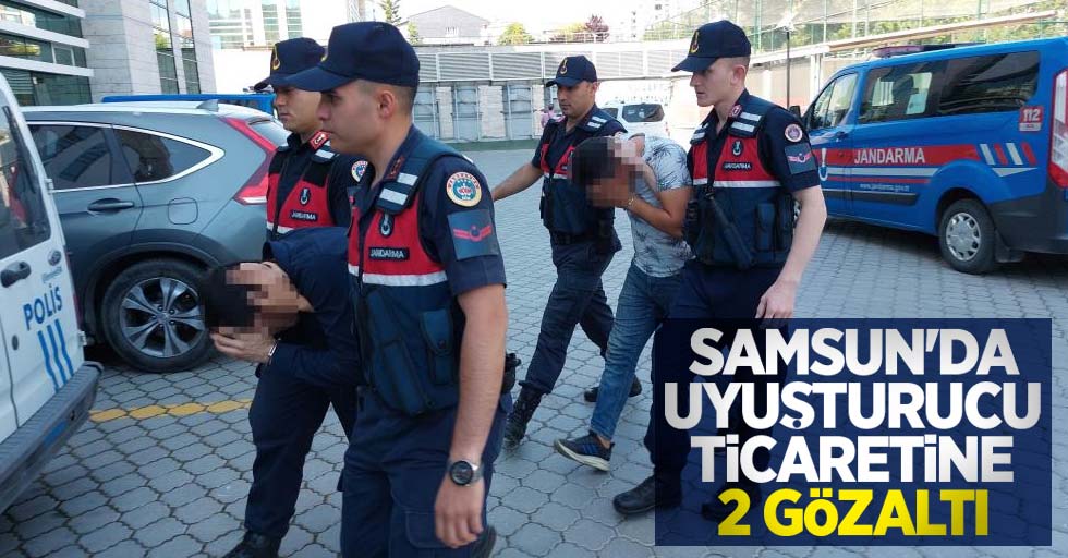 Samsun'da uyuşturucu ticaretine 2 gözaltı