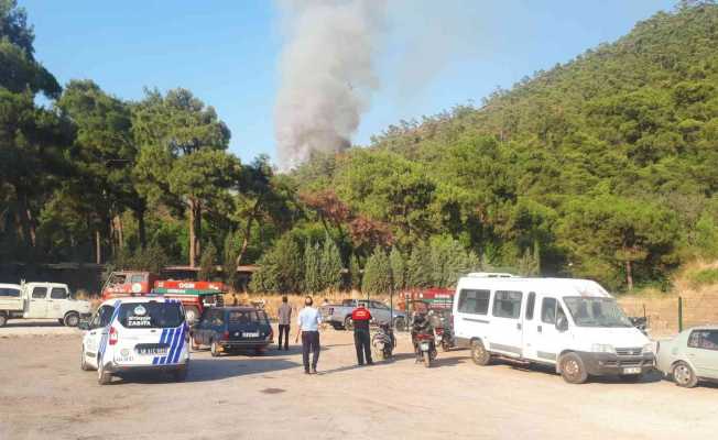 Marmaris orman yangınına müdahale devam ediyor