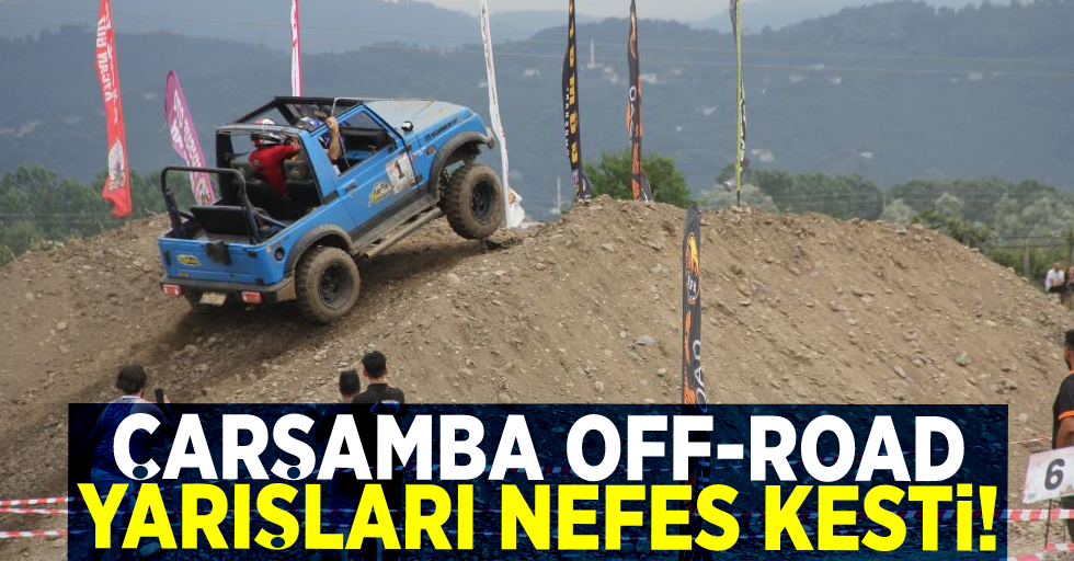 Samsun'da Off-Road Yarışması Nefes Kesti!