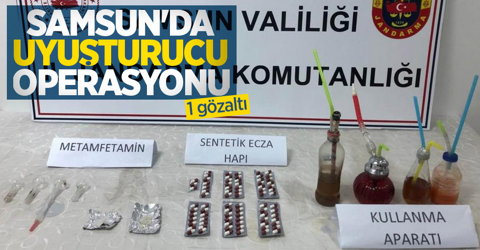 Samsun'da uyuşturucu operasyonu: 1 gözaltı