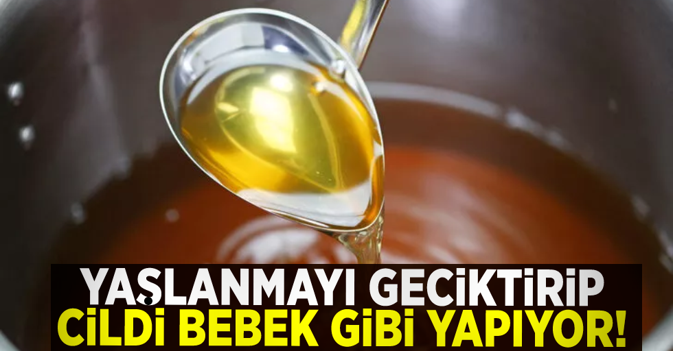 Yaşlanmayı Geciktirip Cildi Bebek Gibi Yapıyor!