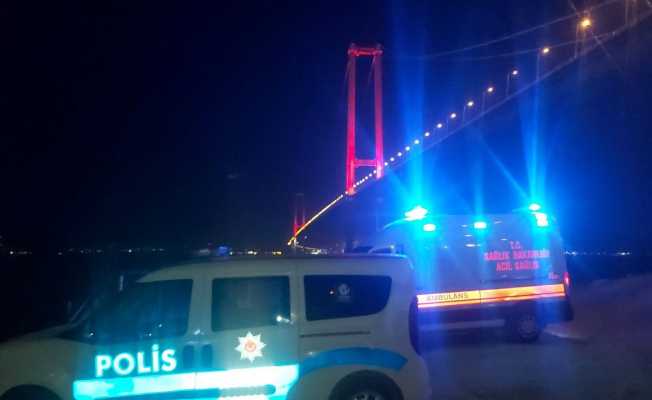 Aracını durdurup Osmangazi Köprüsü’nden atladı