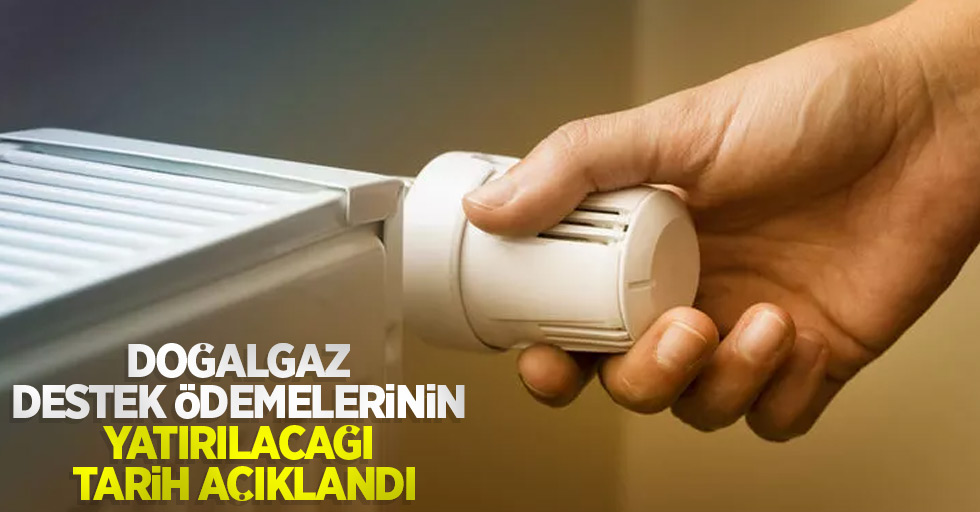 Doğalgaz destek ödemelerinin yatırılacağı tarih açıklandı