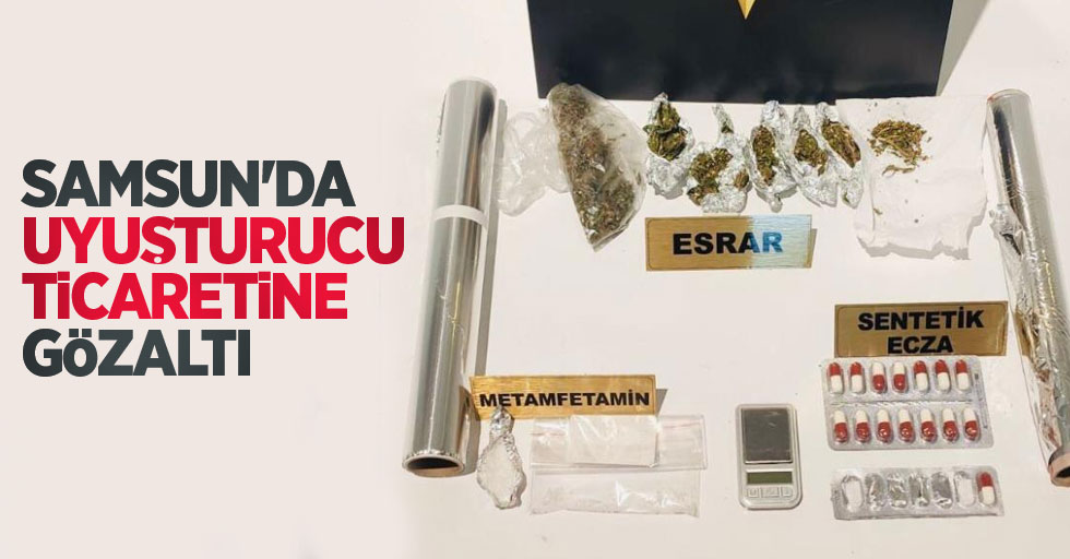 Samsun'da Uyuşturucu Ticaretine 1 Gözaltı!