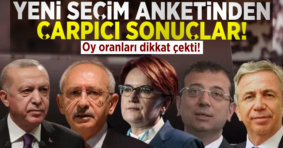 Seçim Anketinden Çarpıcı Sonuçlar! Canlı Yayında Açıkladı