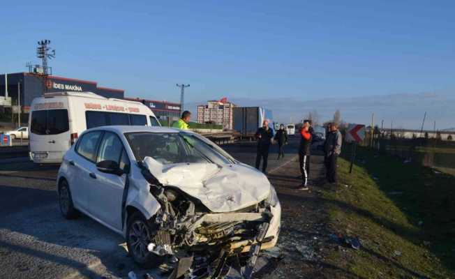 Tekirdağ’da trafik kazası: 2 yaralı