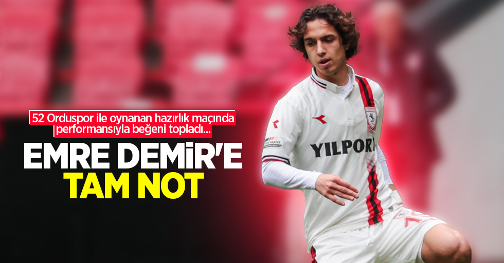 Emre Demir'e tam not 