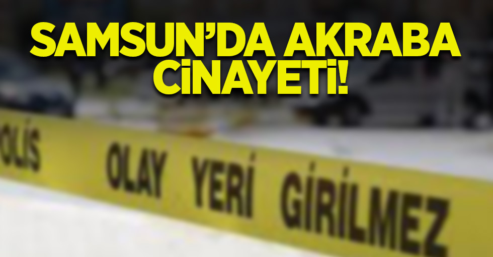 Samsun'da akraba cinayeti!