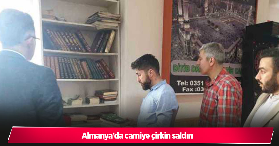 Almanya’da camiye çirkin saldırı