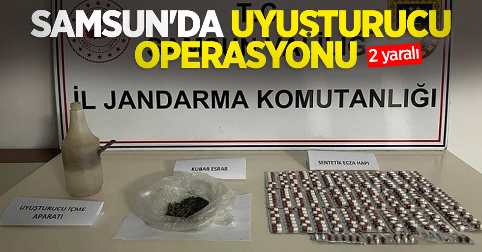 Samsun’da uyuşturucu operasyonu: 2 gözaltı