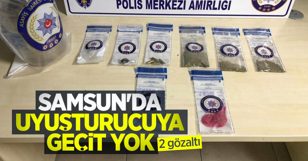 Samsun'da uyuşturucu operasyonu: 7 gözaltı