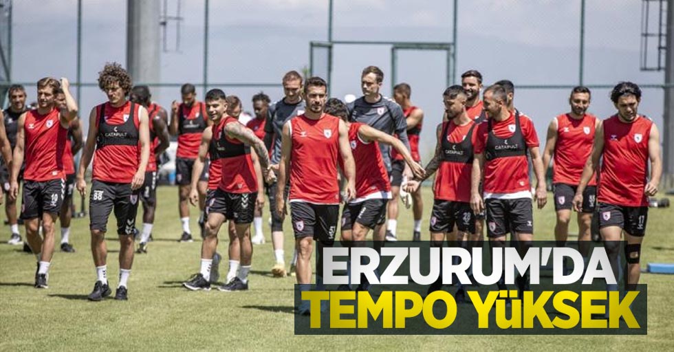 Erzurum'da tempo yüksek 