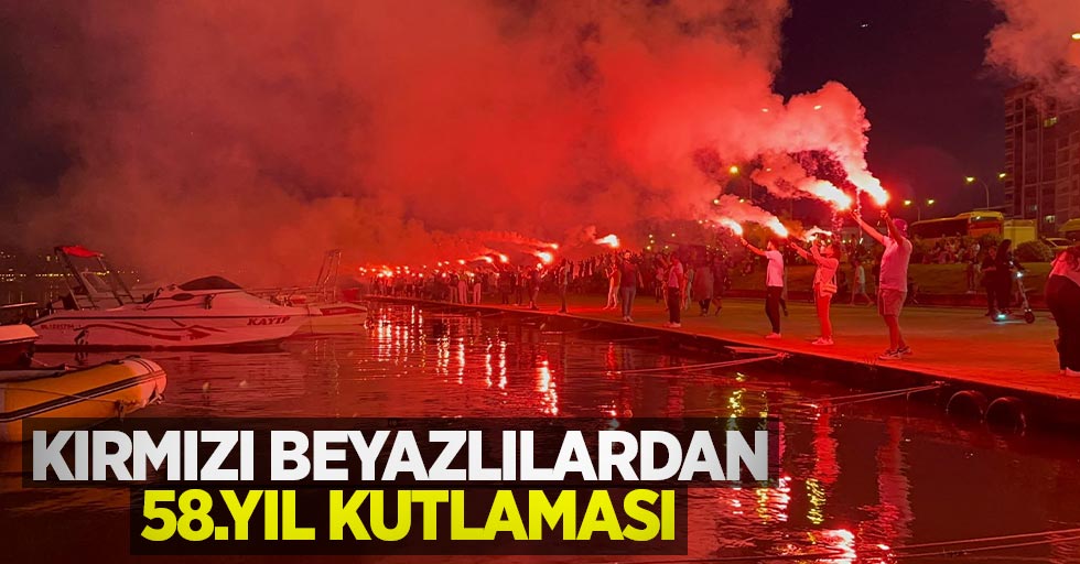 Kırmızı beyazlılardan 58. yıl kutlaması 