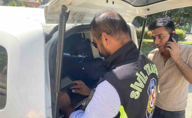 Fatih’te dron destekli yaya geçidi denetimi