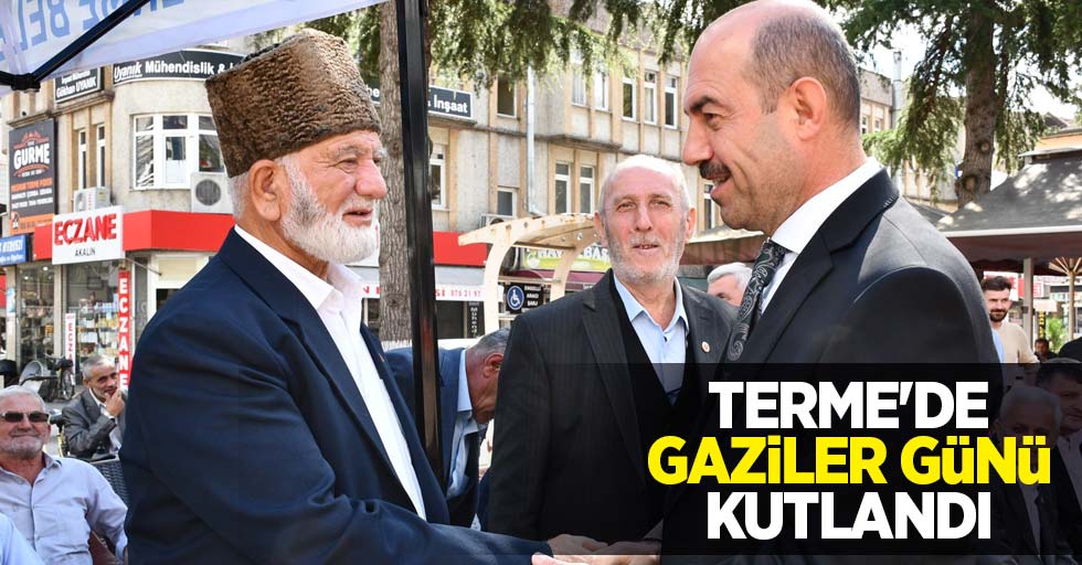 Terme'de Gaziler Günü kutlandı