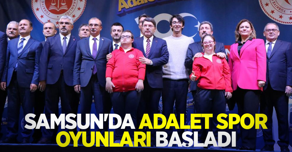 Samsun'da Adalet Spor Oyunları başladı