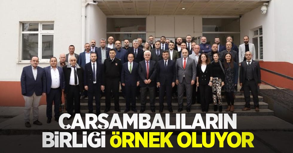 Çarşambalıların birliği örnek oluyor