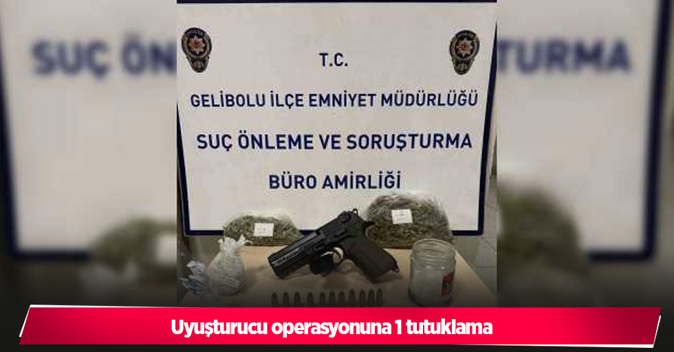 Uyuşturucu operasyonuna 1 tutuklama