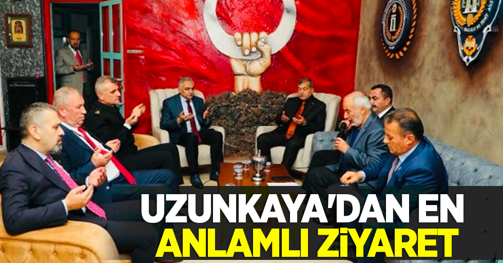 Uzunkaya'dan en anlamlı ziyaret