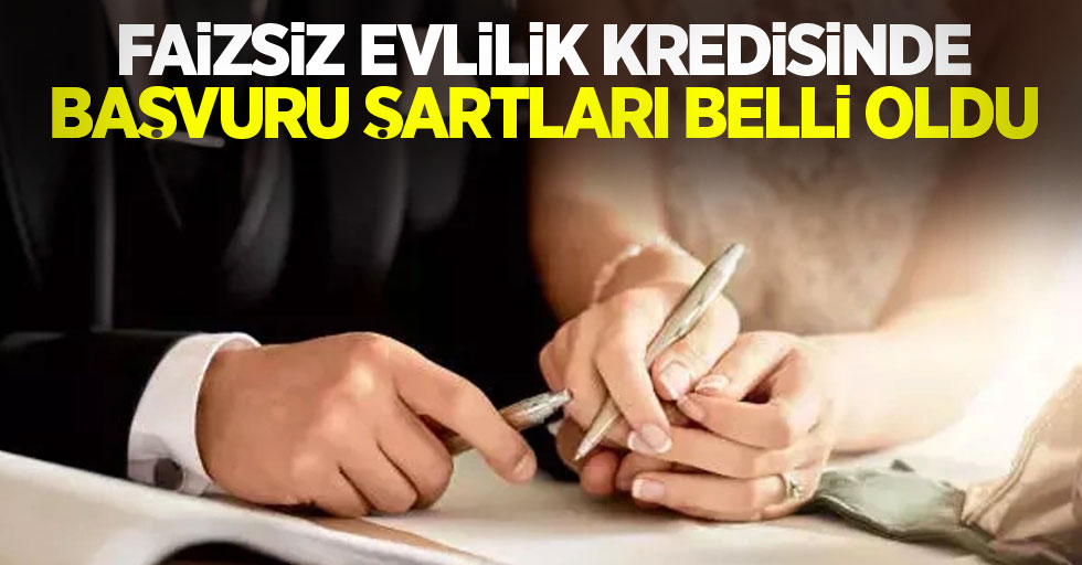 Faizsiz evlilik kredisinde başvuru şartları belli oldu! 