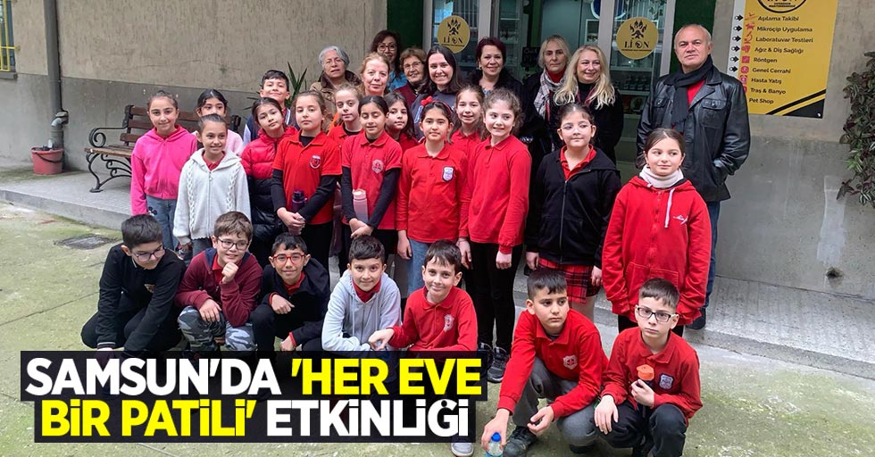 Samsun'da 'Her Eve Bir Patili' etkinliği