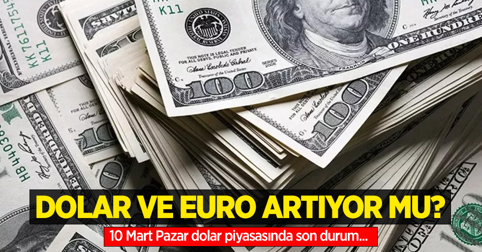 10 Mart Pazar dolar ne kadar oldu, euro ne kadar?