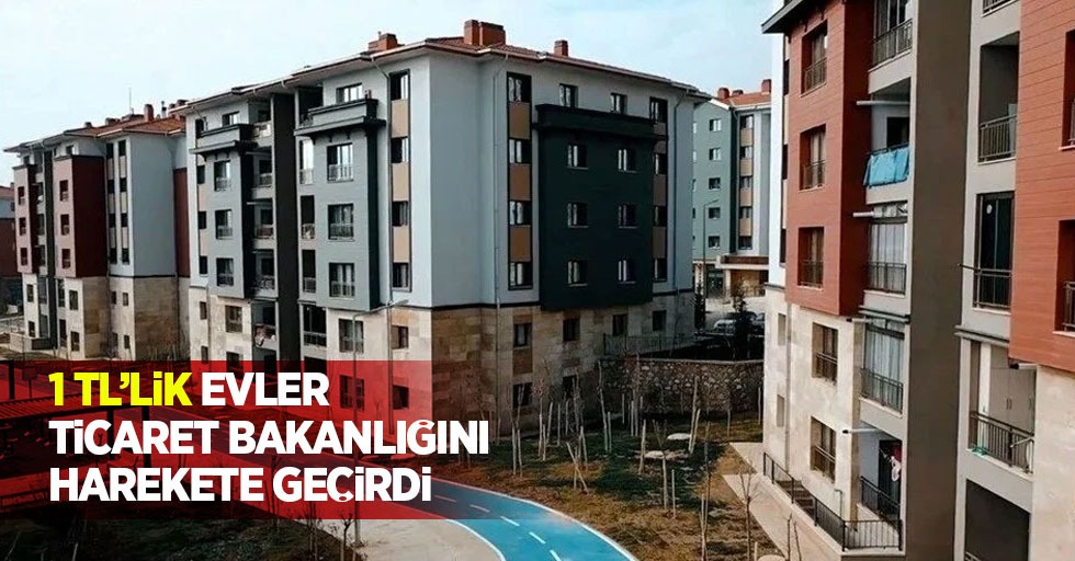 1 TL'lik evler Ticaret Bakanlığını harekete geçirdi!