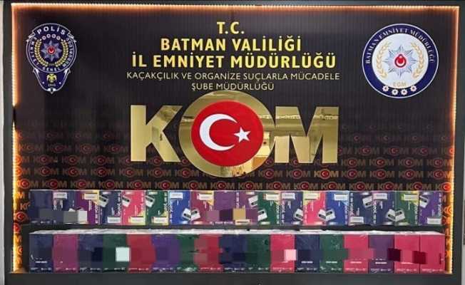 Batman’da bin 120 adet kaçak elektronik sigara ele geçirildi