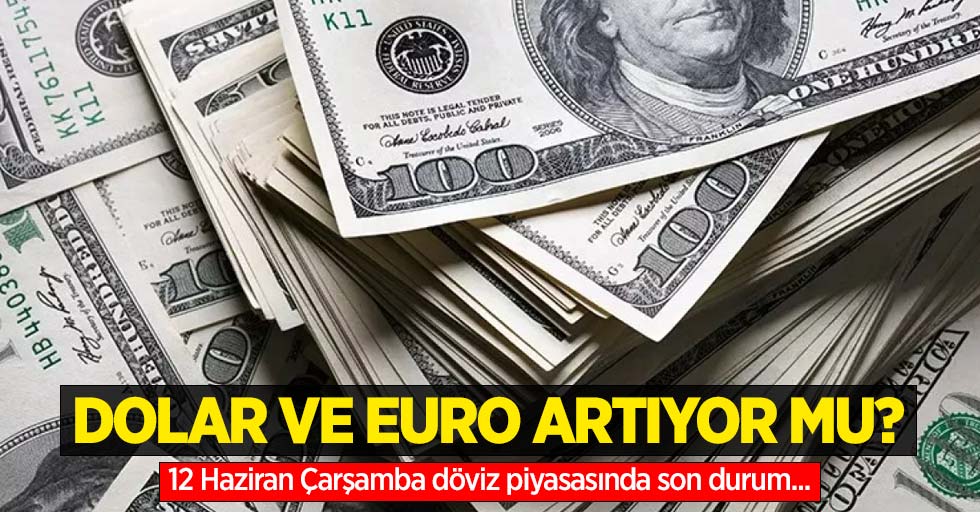 12 Haziran Çarşamba dolar ne kadar oldu, euro ne kadar?