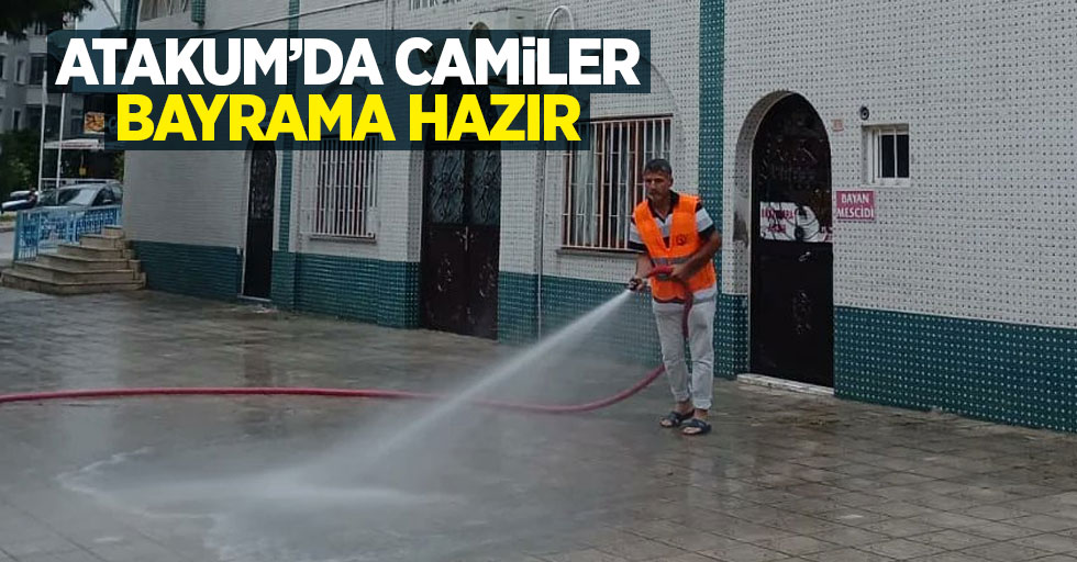 Atakum'da camiler bayrama hazır