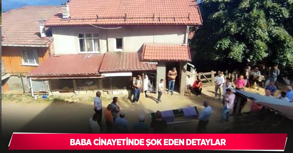 Baba cinayetinde şok eden detaylar