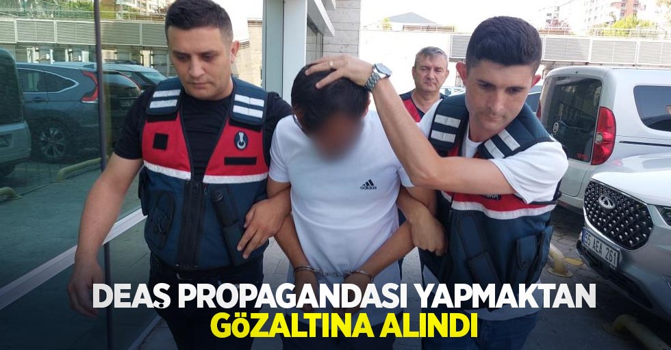 DEAŞ propagandası yapmaktan gözaltına alındı