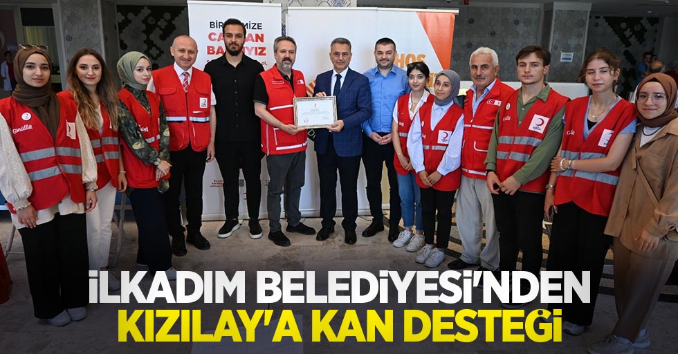 İlkadım Belediyesi'nden Kızılay'a kan desteği