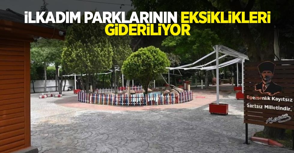  İlkadım’da parkların eksikleri gideriliyor