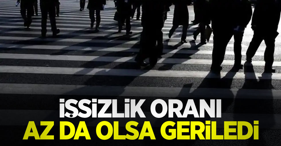 İşsizlik oranı az da olsa geriledi